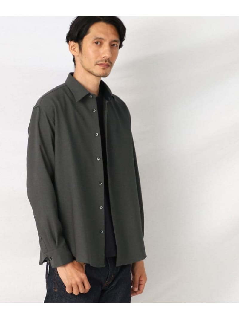 【SALE／60%OFF】TAKEO KIKUCHI 【Sサイズ~】アムンゼン シャツ タケオキクチ トップス シャツ・ブラウス グレー グリーン ブルー ネイビー【RBA_E】【送料無料】