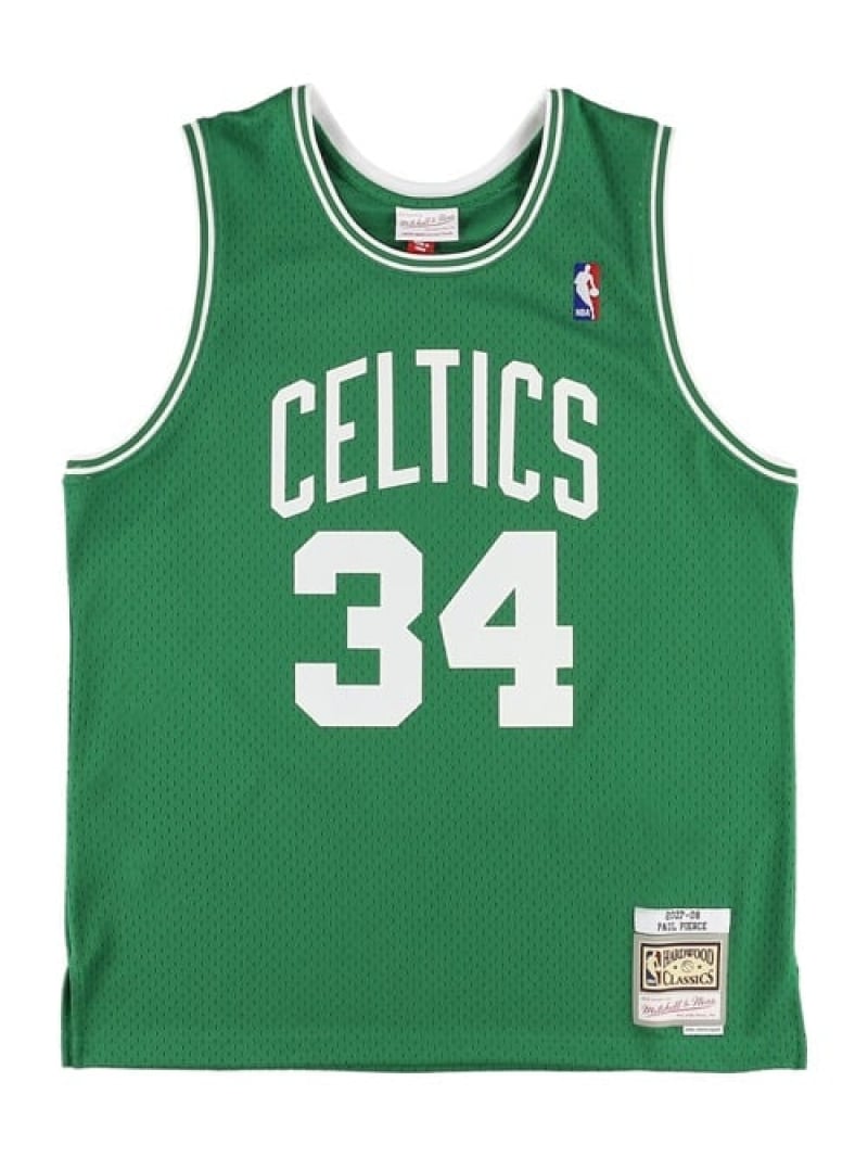 Mitchell & Ness ポール・ピアース セルティックス ロード スイングマンジャージ 2007-08 BOSTON CELTICS NBA SWINGMAN ROAD JERSEY ルーキーユーエスエー トップス その他のトップス グリーン【送料無料】