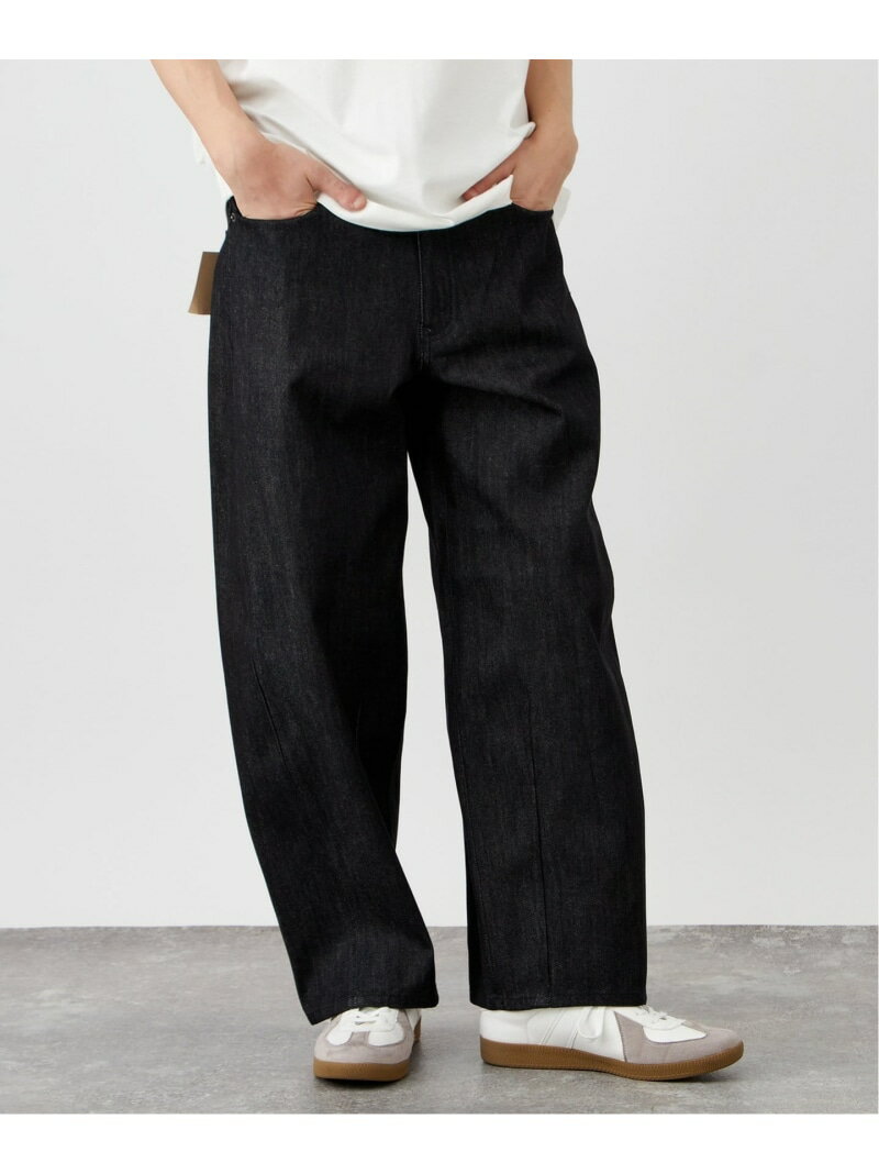 【SALE／40%OFF】B.C STOCK 10oz CONVEX 5ポケット ワイドデニムパンツ ベーセーストック パンツ ジーンズ・デニムパンツ ネイビー ブラック【RBA_E】【送料無料】