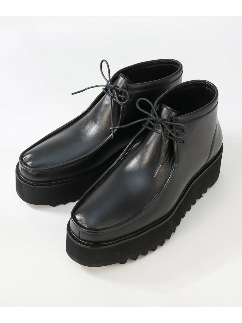 【SALE／20%OFF】LOVEHUNTER 5.5cmヒール シャークソール チロリアンシューズ ☆1738 サンエーフットウェアー シューズ・靴 モカシン・デッキシューズ ブラック【RBA_E】【送料無料】