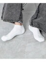 WEGO MEN'S 無地ショートソックス(S) ウィゴー 靴下・レッグウェア 靴下 ホワイト ブラック