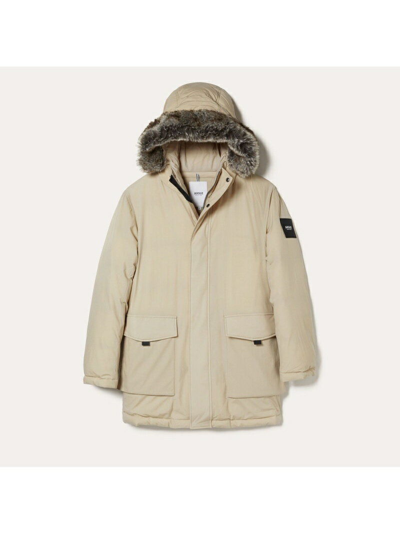 楽天市場 Aigle ブロカ エクスプローラーダウンジャケット エーグル コート ジャケット ダウンジャケット ベージュ ネイビー 送料無料 Rakuten Fashion Men