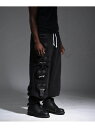 【SALE/20%OFF】SYCKLI 【SYCKLI】facepocket pants ネバーマインドザエックスユー/チカシツプラス パンツ ジャージ・スウェットパンツ ブラック ホワイト【RBA_E】【送料無料】(4)