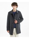 マッキントッシュフィロソフィー ジャケット メンズ 【SALE／39%OFF】MACKINTOSH PHILOSOPHY 毛/ポリエステルビーバー WELLINGTON(ウェリントン)ショート マッキントッシュ フィロソフィー ジャケット・アウター ステンカラーコート グレー ネイビー【RBA_E】【送料無料】