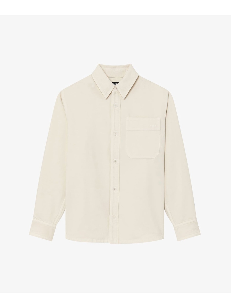 A.P.C. Basil 刺繍入りオーバーシャツ アー・ぺー・セー トップス シャツ・ブラウス ホワイト【送料無..