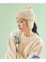【SALE/31%OFF】RACAL Ear Knit Watch 24AW フリークスストア 帽子 ニット帽・ビーニー ブラウン ベージュ ブラック【RBA_...