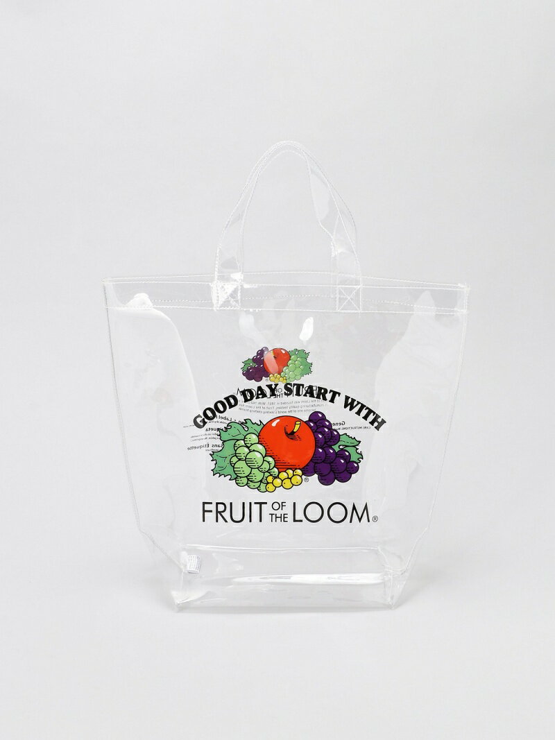 【SALE／30%OFF】FRUIT OF THE LOOM FRUIT OF THE LOOM/(U)FTL CLEAR TOTE M SIZE ハンドサイン バッグ トートバッグ ホワイト【RBA_E】