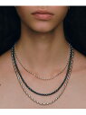 quip queint quip queint/(U)grain chain long necklace セットアップセブン アクセサリー・腕時計 ネックレス ...