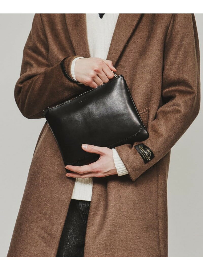 tk.TAKEO KIKUCHI Refined Leather サコッシュ ティーケータケオキクチ バッグ ショルダーバッグ ブラウン ブラック【送料無料】