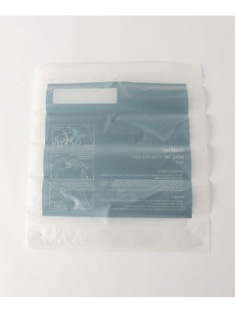 UNITED ARROWS green label relaxing ＜nahe＞ロールアップストレージバッグ S 3枚セット 圧縮袋 ユナイテッドアローズ グリーンレーベルリラクシング インテリア・生活雑貨 トラベルグッズ ブルー