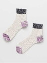 チャイハネ FEEL GOOD SOCKS ロッジソックス27cm アミナコレクション 靴下・レッグウェア 靴下 ブラック パープル ネイビー ブラウン オレンジ グリーン