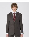 BLACK LABEL CRESTBRIDGE 【一部店舗限定】Zegna TRAVELLERシャンブレーブラウンヘリンボーンスーツ ブルーレーベル / ブラックレーベル・クレストブリッジ スーツ・フォーマル セットアップスーツ ブラウン【送料無料】(4)