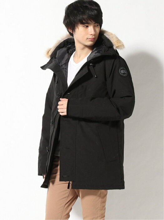 CANADA GOOSE CG CHATEAU PARKA BLACK LABEL エディフィス コート/ジャケット コート/ジャケットその他 ブラック【送料無料】