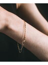 les bon bon les bon bon/(U)2 tone bracelet セットアップセブン アクセサリー・腕時計 ブレスレット・バングル ゴールド【送料無料】