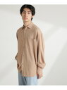 【SALE/10%OFF】NANO universe WEB限定/ピンストライプレギュラーカラーシャツ 長袖 ナノユニバース トップス シャツ・ブラウス ブラッ...