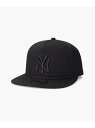 NEW ERA NEW ERA THE GOLFER NYY オーバーライド 帽子 キャップ ベージュ ブラック【送料無料】