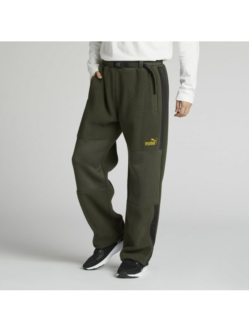 【SALE/51%OFF】PUMA メンズ CORE HERITAGE ウィンターライズ パンツ プーマ パンツ ジャージ・スウェットパンツ グリーン【RBA_E】【送料無料】