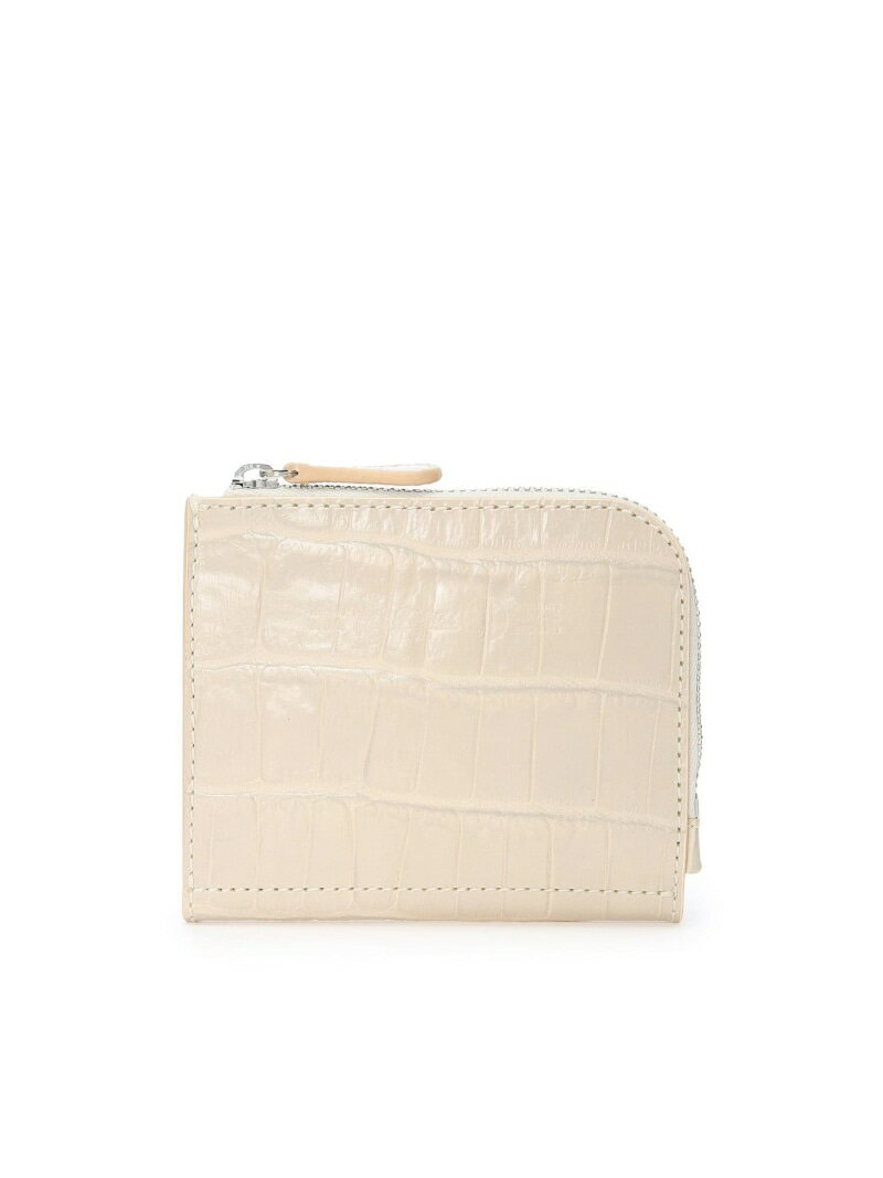 Felisi クロコ型押し レザー ミニ財布 二つ折り 1115/1/SA フェリージ 財布・ポーチ・ケース 財布 ブラック ブルー ベージュ【送料無料】