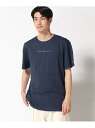 TOMMY JEANS (M)TOMMY HILFIGER(トミーヒルフィガー) クラシックスモールテキストTシャツ トミーヒルフィガー トップス カットソー・Tシャツ ネイビー ブルー【送料無料】