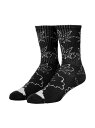 HUF SELF DESTRUCTION BUDDY SOCKS ハフ 靴下・レッグウェア 靴下 ブルー ホワイト ブラック(4)