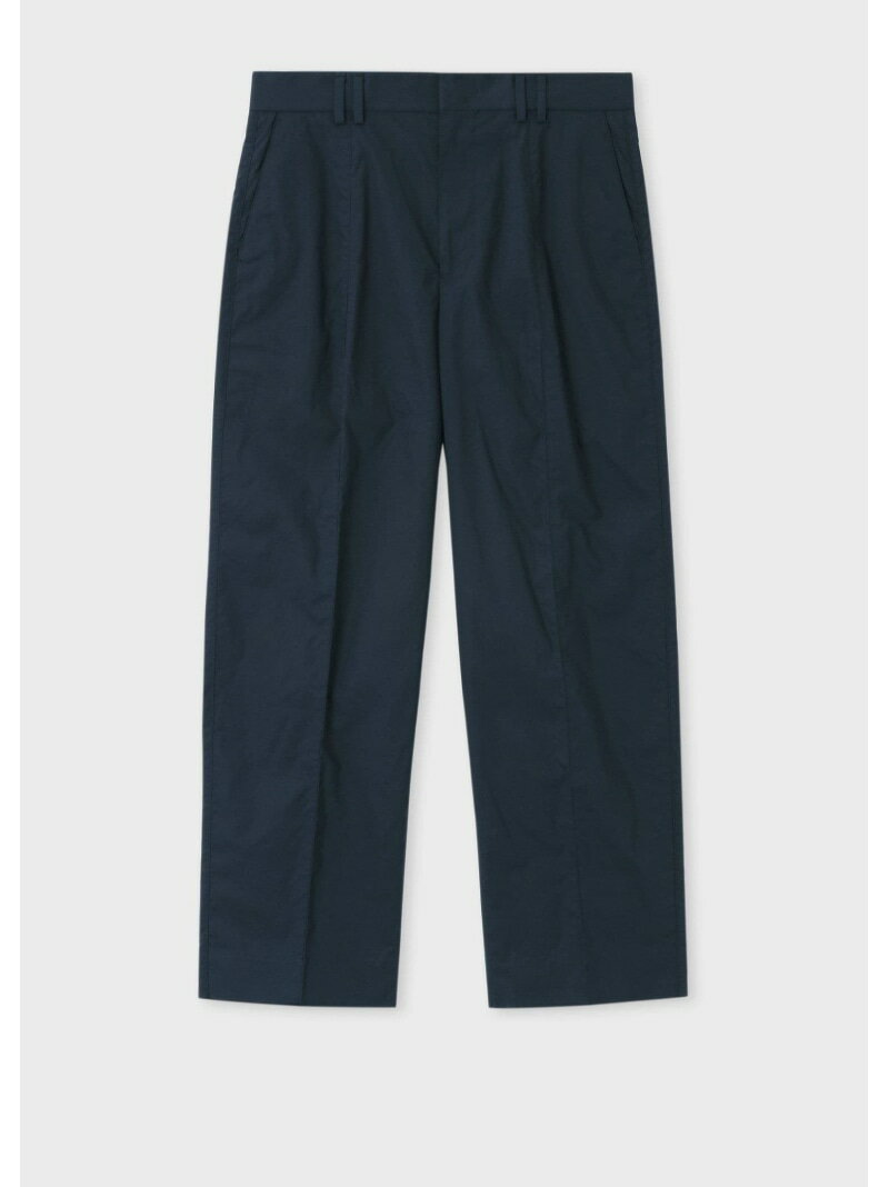 【SALE/30%OFF】Paul Smith オーガニックコットン ワイドシルエットトラウザーズ ポール・スミス パンツ スラックス・ドレスパンツ ブラウン ネイビー【RBA_E】【送料無料】