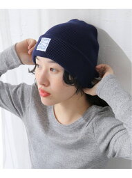 Oriens JOURNAL STANDARD 【RASSVET / ラスベート】MEN RASSVET LOGO TAG BEANIE KNIT:ビーニー オリエンス ジャーナルスタンダード 帽子 ニット帽・ビーニー ネイビー【送料無料】