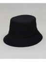 【SALE/30%OFF】β MEN ロゴ バケットハット コムサメン 帽子 ハット ブラック【RBA_E】【送料無料】