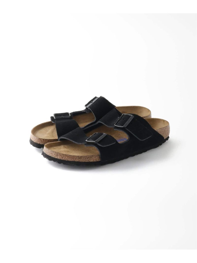 EDIFICE 【BIRKENSTOCK / ビルケンシュトック】ARIZONA SFB VL BLACK エディフィス シューズ サンダル/ミュール ブラック【送料無料】