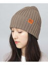 A.M.S. クリフメイヤー ニット帽 ニットキャップ メンズ レディース リブニット 帽子 エー.エム.エス. 帽子 ニット帽・ビーニー ブラウン ブラック ...