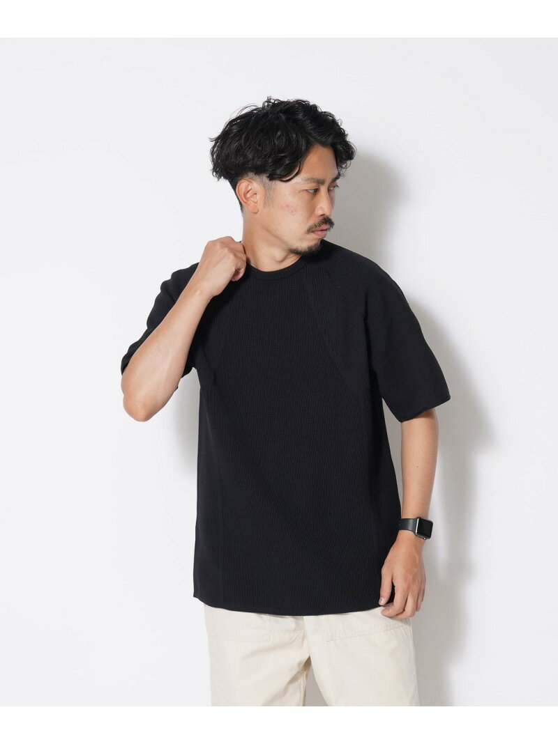 Snow Peak (M)WG Recycled Pe Stretch Knit Tshirt S/S Xm[s[N gbvX Jbg\[ETVc ubN O[yz