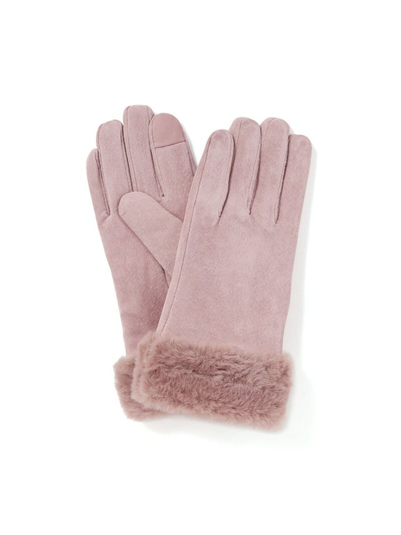Francfranc スエードグローブ ピンク フランフラン ファッション雑貨 手袋 ピンク