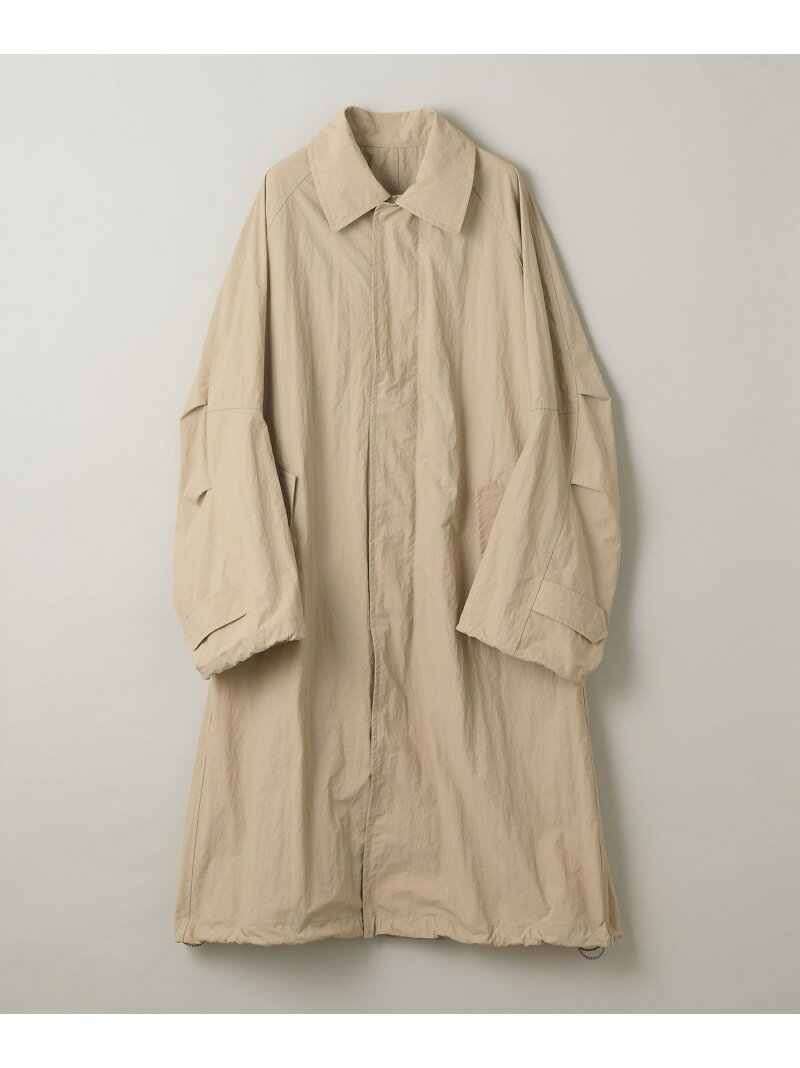 【SALE/30%OFF】ASTRAET <ASTRAET>ナイロン ジップ ステンカラーコート UNISEX ユナイテッドアローズ ジャケット・アウター ステンカラーコート ベージュ ブラック【RBA_E】【送料無料】