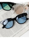 WEGO MEN'S セルフレームカラーレンズ ウィゴー ファッション雑貨 メガネ ブルー ブラウン グリーン レッド ブラック