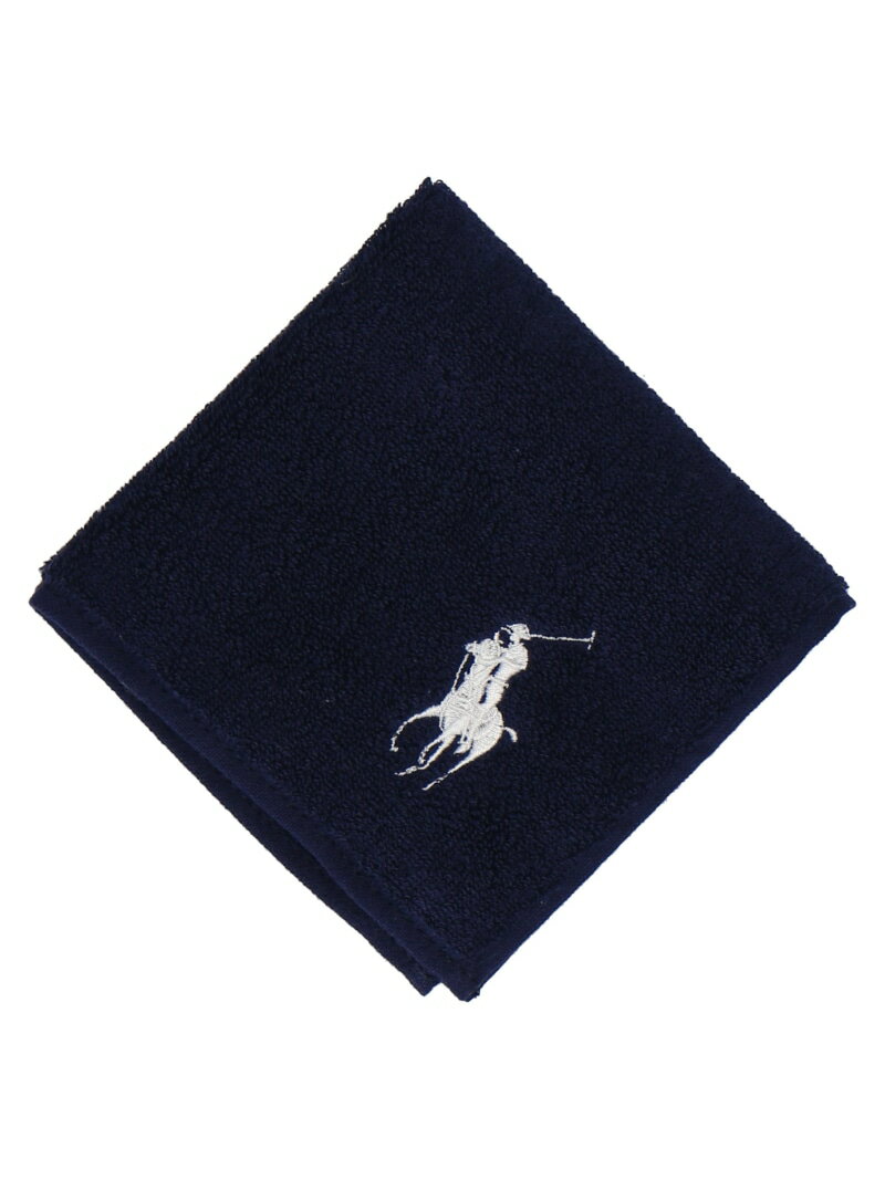 POLO RALPH LAUREN ポロ ラルフ ローレン メンズ ミニタオル インターモードカワベ ファッション雑貨 ハンカチ・ハンドタオル ホワイト ブルー ネイビー
