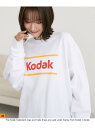 【SALE/40%OFF】coen 【Kodak/コダック】フロントロゴスウェット コーエン トップス スウェット・トレーナー ブラック ホワイト【RBA_E】