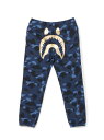 ア・ベイシング・エイプ A BATHING APE COLOR CAMO SHARK SWEAT PANTS ア ベイシング エイプ パンツ ジャージ・スウェットパンツ ネイビー パープル レッド イエロー【送料無料】