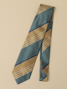 【SALE/35%OFF】SHIPS SHIPS:シルク ワイド ストライプ ネクタイ シップス ファッショングッズ ネクタイ/蝶ネクタイ パープル ベージュ ブラウン【RBA_E】【送料無料】