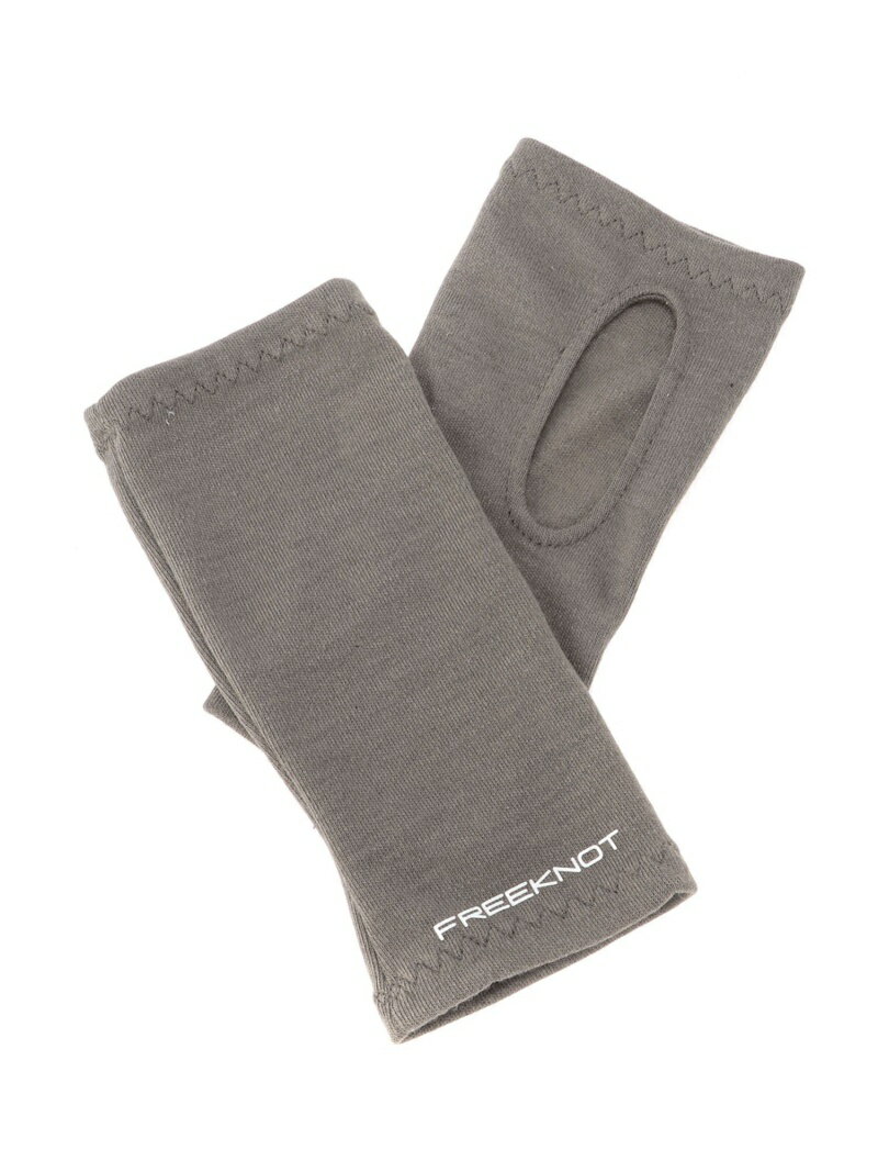 FREEKNOT (M)レイヤーテック リストウォーマー フリーノット ファッション雑貨 手袋 グレー ブラック