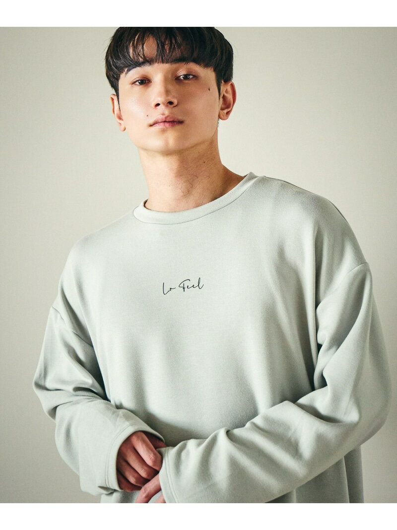 LAKOLE ダンボールLOGOロンT ラコレ トップス カットソー・Tシャツ パープル グレー ブラウン ブラック ホワイト【先行予約】*