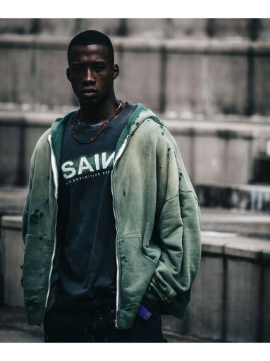 ROYAL FLASH SAINT MICHAEL/セントマイケル/HOODIE/DBL-FC ZIP/GREEN ロイヤルフラッシュ トップス パーカー・フーディー グリーン【送料無料】 ROYAL FLASH SAINT MICHAEL/セントマイケル/HOODIE/DBL-FC ZIP/GREEN ロイヤルフラッシュ トップス パーカー・フーディー グリーン【送料無料】