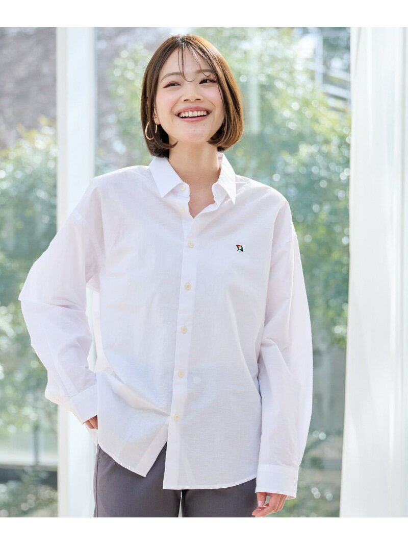 Arnold Palmer 寄り添うリネン オーバーシェアシャツ アーノルド パーマー トップス シャツ・ブラウス ホワイト ブルー ベージュ ピンク イエロー ネイビー【送料無料】のサムネイル