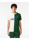 【SALE/30%OFF】LACOSTE 『ダニール・メドベージェフ』アシンメトリードライTシャツ ラコステ トップス カットソー・Tシャツ グリーン【RBA_E】【送料無料】