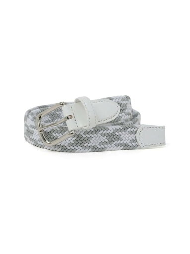HIGH STREET HIGH STREET∴2トーンドモドッソラゴムメッシュベルト トルネードマート ファッション雑貨 ベルト ホワイト【送料無料】 HIGH STREET HIGH STREET∴2トーンドモドッソラゴムメッシュベルト トルネードマート ファッション雑貨 ベルト ホワイト【送料無料】