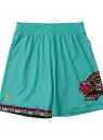 Mitchell & Ness グリズリーズ ロード スイングマンショーツ 1996-97 VANCOUVER GRIZZLIES NBA ROAD SWINGMAN SHORTS GRIZZ ルーキーユーエスエー パンツ ジャージ・スウェットパンツ ブルー