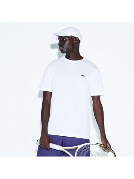 【SALE／30%OFF】LACOSTE ウルトラライトワンポイントロゴテニスTシャツ ラコステ カットソー スウェット ホワイト ブラック ネイビー【RBA_E】【送料無料】