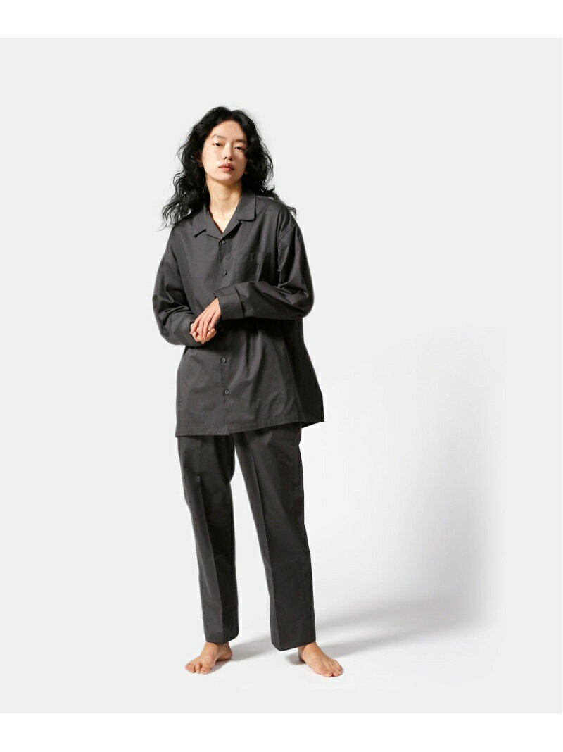 UNDECORATED (U)Organic Cotton Shirt & Pants アンデコレイテッド インナー・ルームウェア その他のインナー・ルームウェア グレー ホワイト【送料無料】