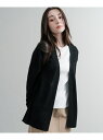 Rocky Monroe リネンライク サマーニット 鹿の子編み ボタンレスカーディガン ロッキーモンロー トップス カーディガン ピンク ベージュ ネイビー ...