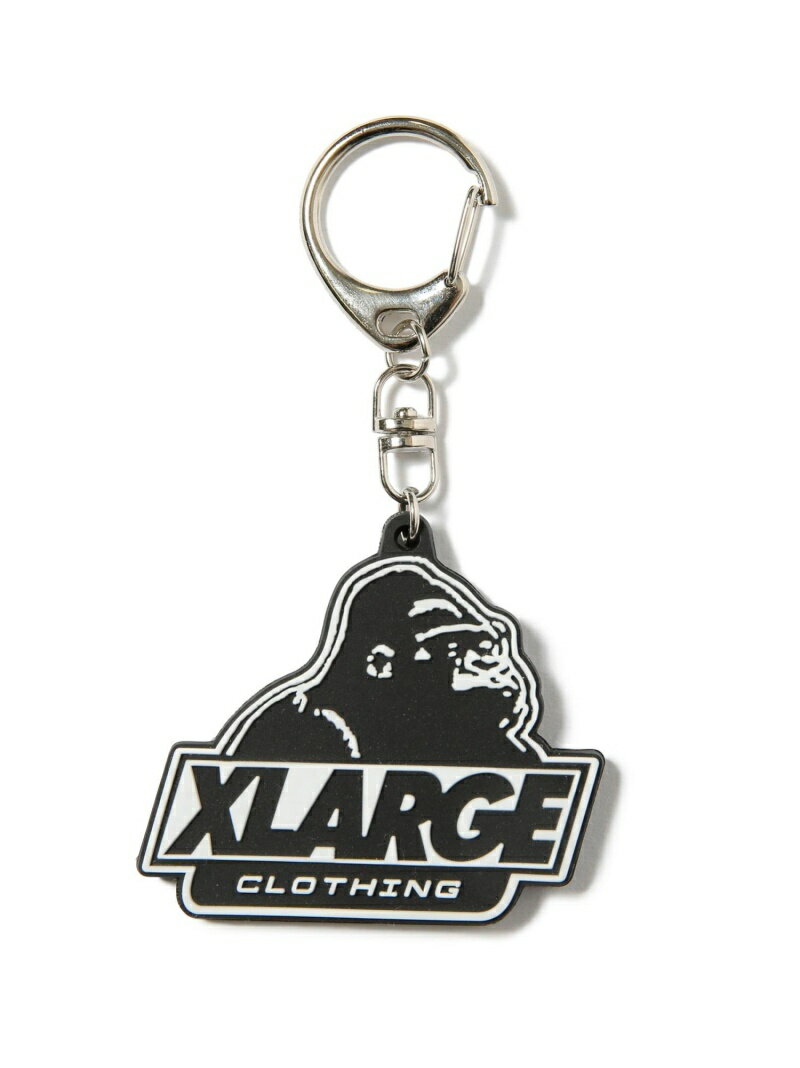 XLARGE SLANTED OG KEYCHAIN キーチェーン XLARGE エクストララージ ファッション雑貨 チャーム・キーチェーン ブルー ブラック ...