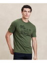 BANANA REPUBLIC FACTORY STORE (M)PALM TREE JEEP - ECO GRAPHIC TEE バナナ・リパブリック ファクトリーストアー トップス カットソー・Tシャツ グリーン【送料無料】