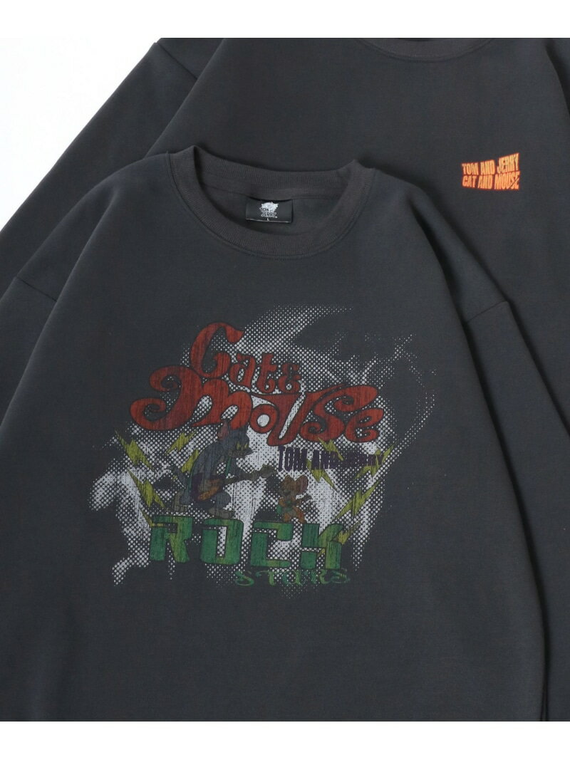 【SALE/9%OFF】トムとジェリー Tom and Jerry トムとジェリー トレーナー メンズ スウェット 裏起毛 ピグメント マルカワ トップス スウ...